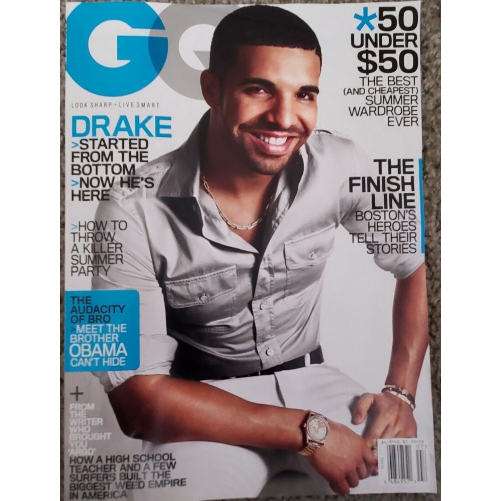 GQ Magazine July 2013‎ Drake Cover